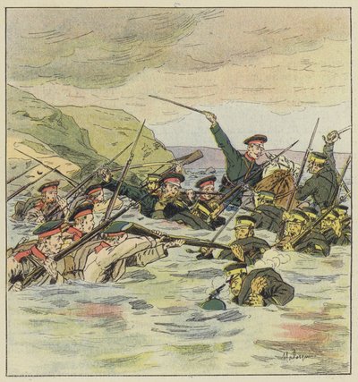 Kamp i Kin-Tcheou Bay av L. Malespine