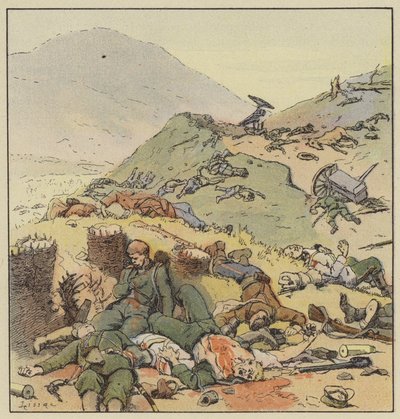 Grøften forlatt av russerne, Liao-Yang av L. Malespine