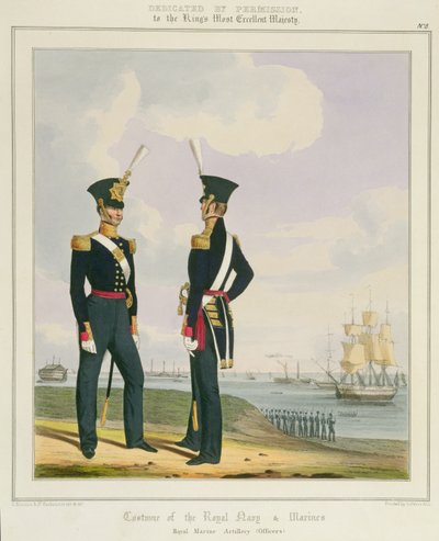 Royal Marine Artillery Officers, plate 8 fra 