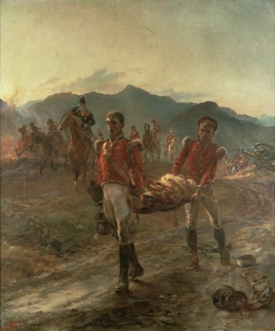 Morgenen etter slaget ved Talavera (1809) av Lady Butler