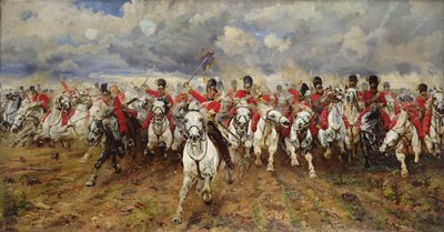Skottland for alltid! 1881 av Lady Butler