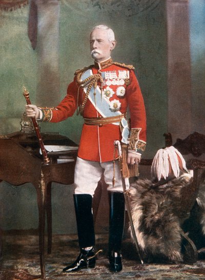 Feltmarskalk Lord Roberts, øverstkommanderende for styrkene i Sør-Afrika, 1902. av Lafayette