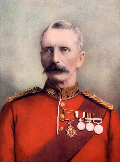 Generalmajor Sir ERP Woodgate, britisk soldat, c1900 1902. av Lafayette