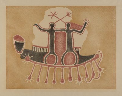 Petroglyph - Menneskefigurer av Lala Eve Rivol