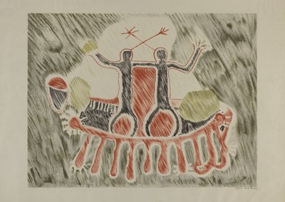 Petroglyph - Menneskefigurer av Lala Eve Rivol