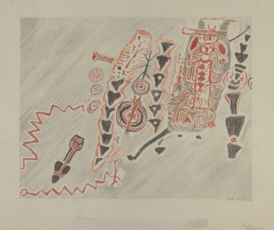 Petroglyphs - Menneskefigurer av Lala Eve Rivol