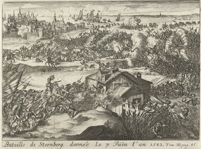 Slaget ved Steenberg, gitt 7. juni 1583 (tittel på objekt) av Lamberecht Causé