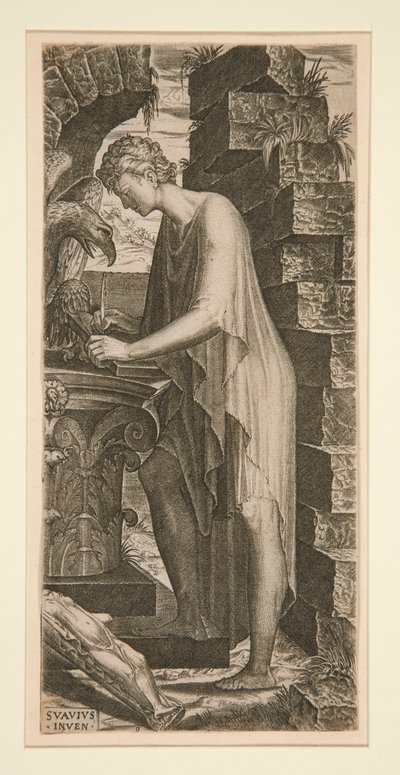 Evangelisten Johannes, fra Kristus og de tolv apostler av Lambert Suavius