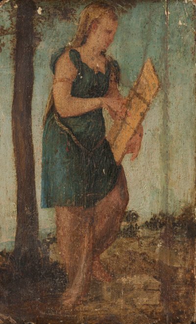 Kvinne med skjold av Lambert Sustris (circle of)