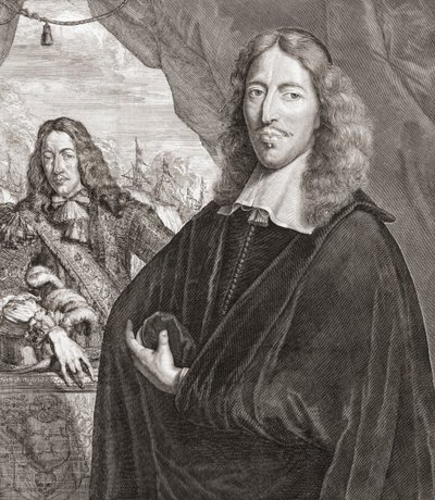 Johan de Witt aka Jan de Witt (til høyre) og broren Cornelis de Witt. av Lambert de Visscher