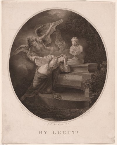 Minnetrykk for Hendrik Hooft Daniëlsz. av Lambertus Antonius Claessens