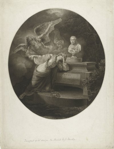 Minnetrykk for Hendrik Hooft Daniëlsz. av Lambertus Antonius Claessens