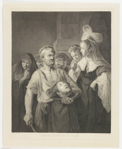 Salome tar imot hodet til døperen Johannes av Lambertus Antonius Claessens