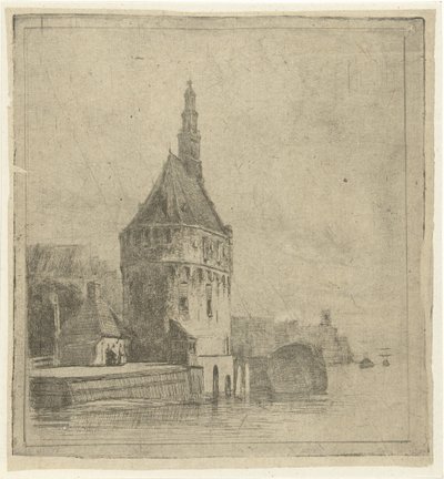 Tårn på vannet av Lambertus  Hardenberg