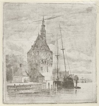 Tårn på vannet av Lambertus  Hardenberg