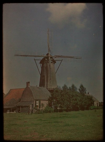 Vindmølle i grenda Het Klompje (eller: De Klomp), Zeist, på Koppeldijk av Lambertus Hendrik van Berk