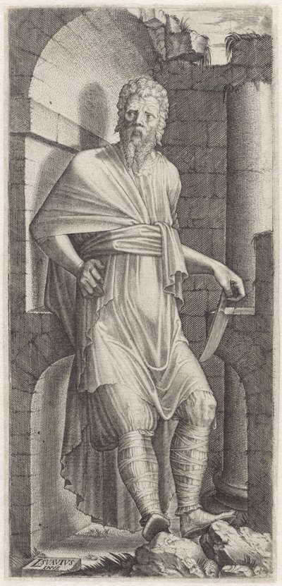 Apostelen Bartolomeus Kristus, de tolv apostler og Paulus (serietittel) av Lambertus Suavius