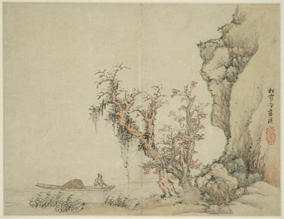 Landskap i stil med eldgamle mestere: Songxuezhai Lan Ying av Lan Ying