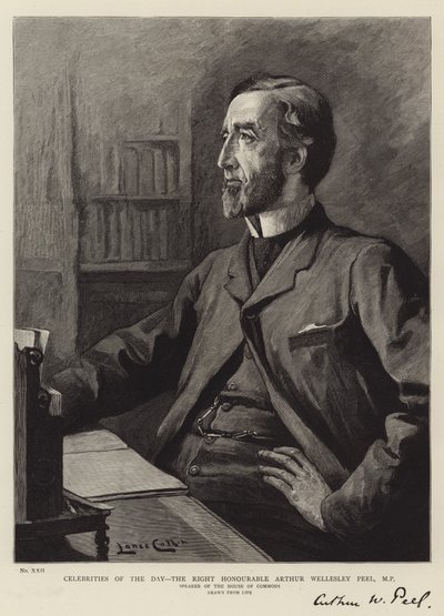 Dagens kjendiser, ærede Arthur Wellesley Peel, MP av Lance Calkin