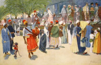 Cairo Curios; eller, Shepheard's Flock, fra "The Light Side of Egypt" av Lance Thackeray