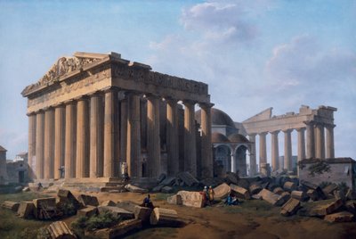Akropolis, Athen av Lancelot Théodore Turpin de Crissé de Crissé