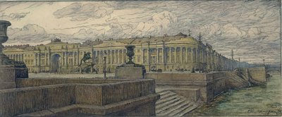 Senatsplassen i St. Petersburg, 1904 av Lanceray