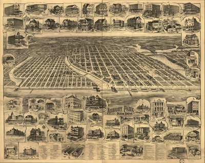 Asbury Park, Ocean Grove og omegn, New Jersey 1897. av Landis And Hughes