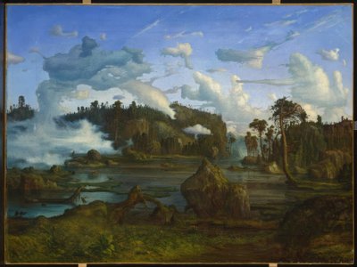 Skogtjern, fjellvann av Lars Hertervig