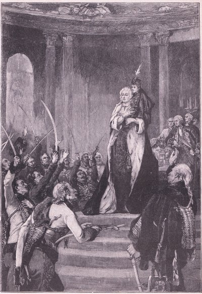 Maria Theresa og det ungarske parlamentet av Laslett John Pott