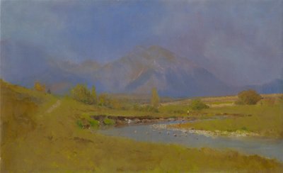 Podtatranska landskap etter vårregn, 1878-79 av Laszlo Mednyanszky