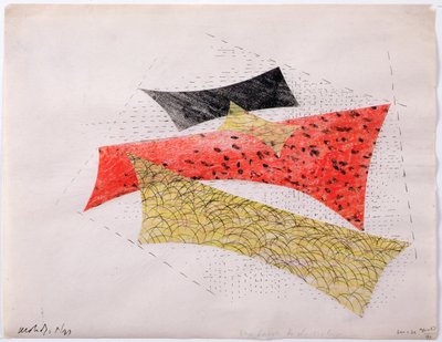 Abstrakt komposisjon av Laszlo Moholy-Nagy