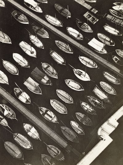 Båter, Marseille av Laszlo Moholy Nagy