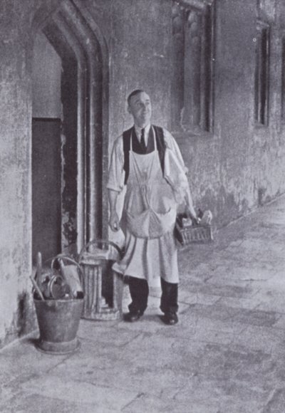College speider, Oxford (s/hvitt bilde) av Laszlo Moholy-Nagy