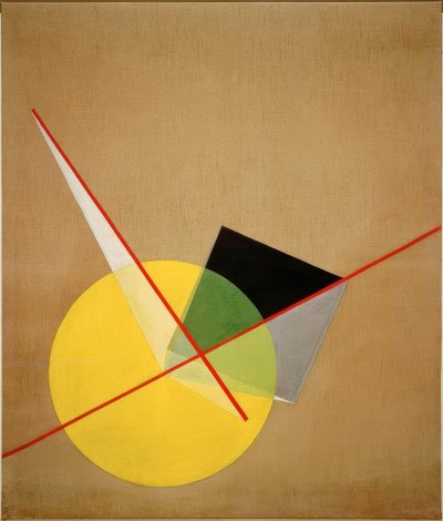 Gul sirkel av Laszlo Moholy Nagy