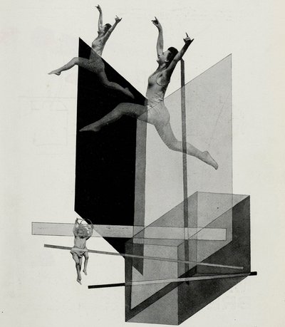 Menneskelig mekanikk variasjon. Fra Scenen på Bauhaus Scenen på Bauhaus, 1925. av Laszlo Moholy Nagy
