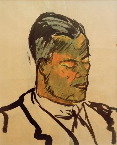Uten tittel (Min bror Jenö) av Laszlo Moholy Nagy