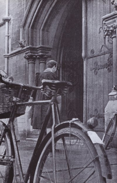 Oxford University scene (s/hvitt bilde) av Laszlo Moholy Nagy