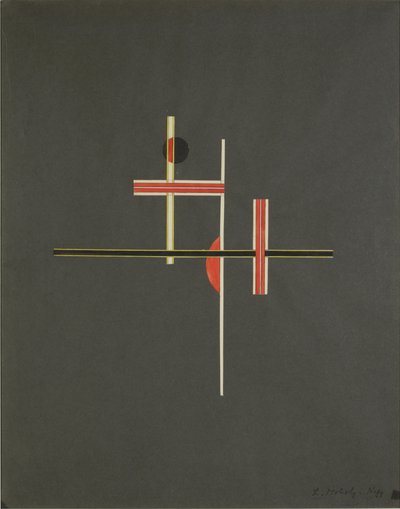 Rød og svart balanse, 1922 av Laszlo Moholy Nagy