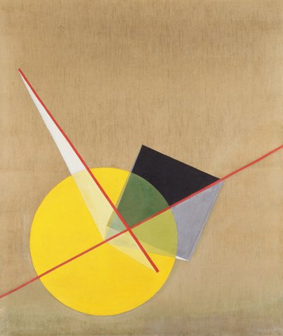 Gul sirkel av Laszlo Moholy Nagy