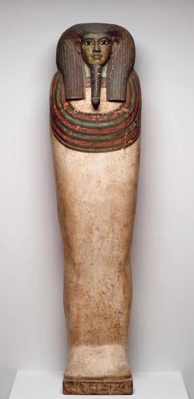 Kiste av Horankh, ca. 700 f.Kr. (tre, gesso, maling, obsidian, kalsitt og bronse) av Late Period Egyptian