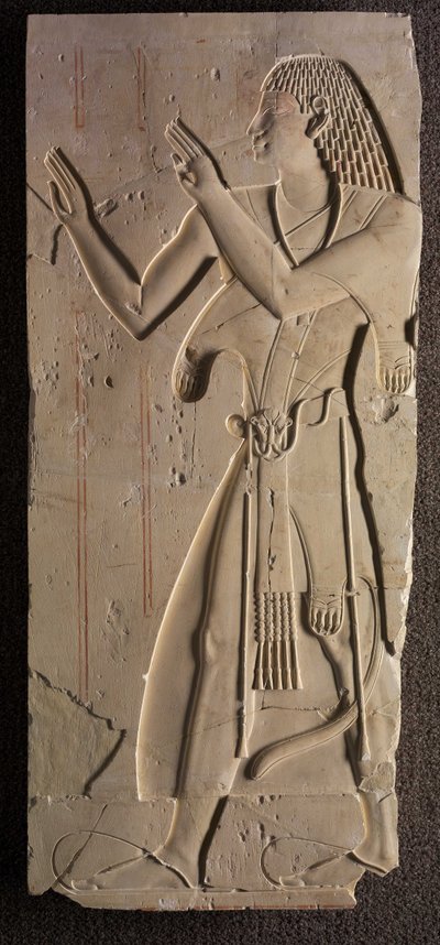 Mentuemhat in Ecclesiastical Dress, ca. 667-647 f.Kr av Late Period Egyptian