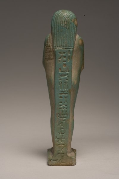 Shabti-figur for Padineith (fajanse) (se også 247998) av Late Period Egyptian