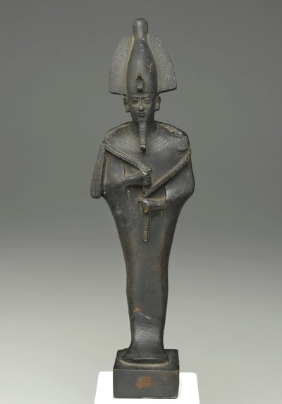 Stående mummiform av Osiris, 664-332 f.Kr. (bronse) av Late Period Egyptian