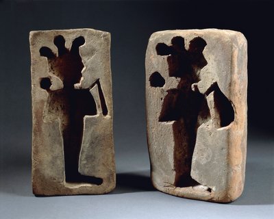 To former av Osiris-figur, fra Abydos av Late Period Egyptian