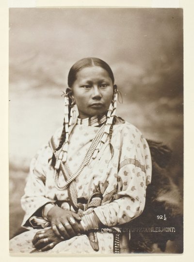Spotted Fawn, Cheyenne-brud, 1879. av Laton Alton Huffman
