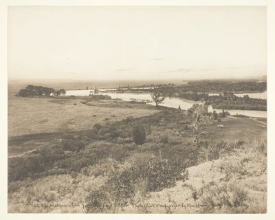 Yellowstone fra Pompeys søyle, ca. 1906. av Laton Alton Huffman