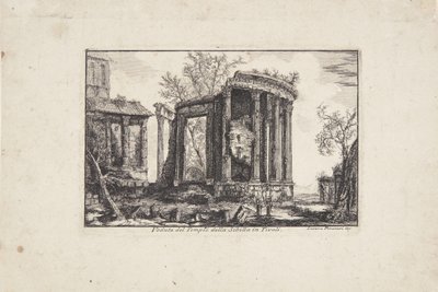 Sibylla-tempelet i Tivoli av Laura Piranesi