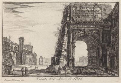 Titusbuen av Laura Piranesi after Giovanni Battista Piranesi