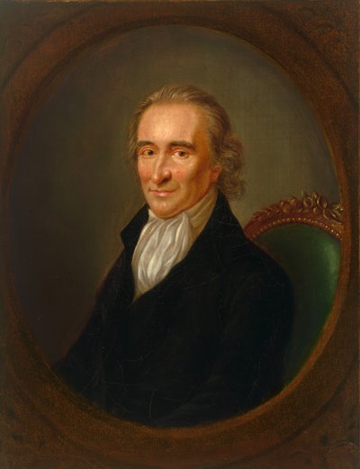 Thomas Paine (1737–1809), ca. 1792 (olje på lerret) av Laurent Dabos