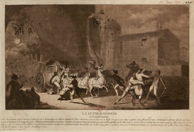Flyturen til Varennes Flytur til Varennes, 1791. av Laurent Guyot